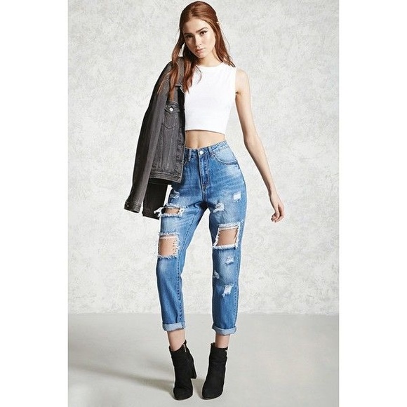 forever 21 mom jean